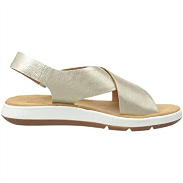 Champagne Lea Jemsa Cross Sandalia Para Mujer Clarks