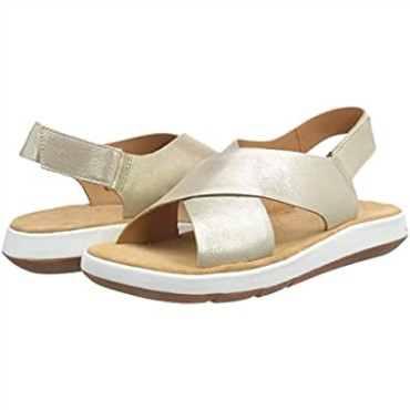Champagne Lea Jemsa Cross Sandalia Para Mujer Clarks