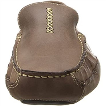 Mocasín Circuit Hunt De Hombre En Piel Aceitosa Marrón Chocolate Clarks