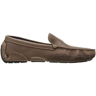Mocasín Circuit Hunt De Hombre En Piel Aceitosa Marrón Chocolate Clarks