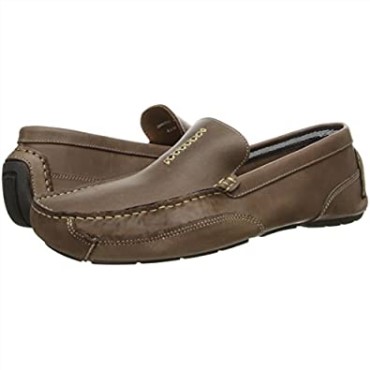 Mocasín Circuit Hunt De Hombre En Piel Aceitosa Marrón Chocolate Clarks