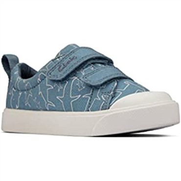 Ciudad Brillante Zapatos De Lona Para Niños Clarks