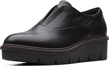 Clarks Airbell Cielo Cuero Negro