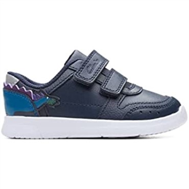 Zapatos De Cuero Clarks Ath Steggy Para Niños Pequeños