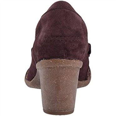 Clarks Berenjena Suede Mujer Carleta Belle