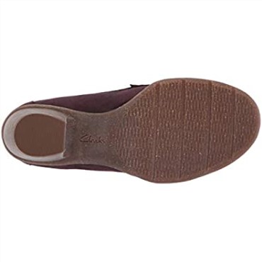 Clarks Berenjena Suede Mujer Carleta Belle