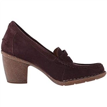 Clarks Berenjena Suede Mujer Carleta Belle