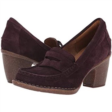 Clarks Berenjena Suede Mujer Carleta Belle
