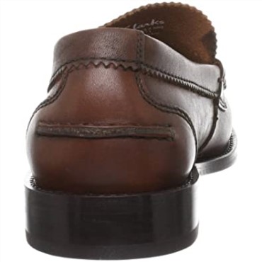 Clarks Beary Loafer Slipper Mens Brown Braun (mid Brown Lea)