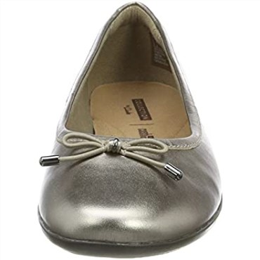 Bailarinas De Mujer Clarks Beige Pewter Gracelblu