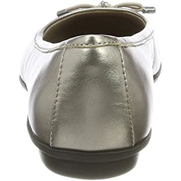 Bailarinas De Mujer Clarks Beige Pewter Gracelblu