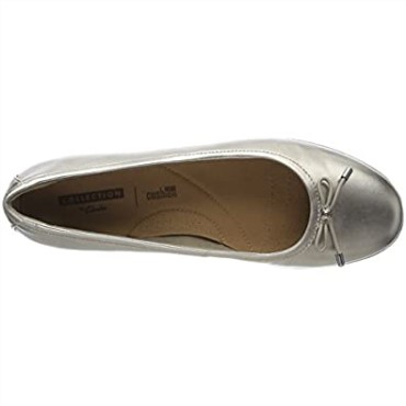 Bailarinas De Mujer Clarks Beige Pewter Gracelblu