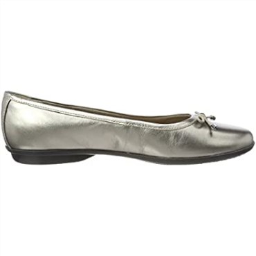 Bailarinas De Mujer Clarks Beige Pewter Gracelblu