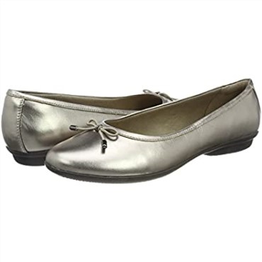 Bailarinas De Mujer Clarks Beige Pewter Gracelblu