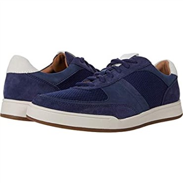 Clarks Bizby Encaje Ante Azul Oscuro Combi