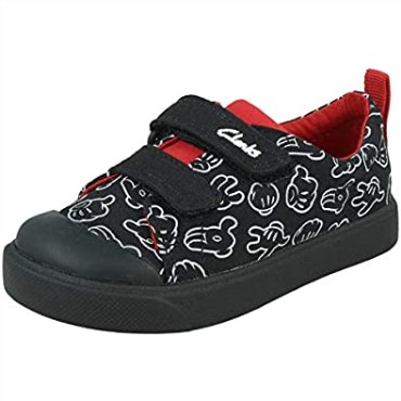 Clarks Black Boys Disney Colección Casual Zapatos Ciudad Guante T