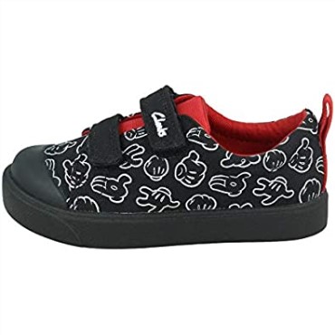 Clarks Black Boys Disney Colección Casual Zapatos Ciudad Guante T
