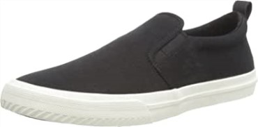 Clarks Roxby Step Mule De Lona Negra Para Hombre