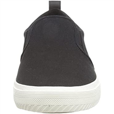 Clarks Roxby Step Mule De Lona Negra Para Hombre