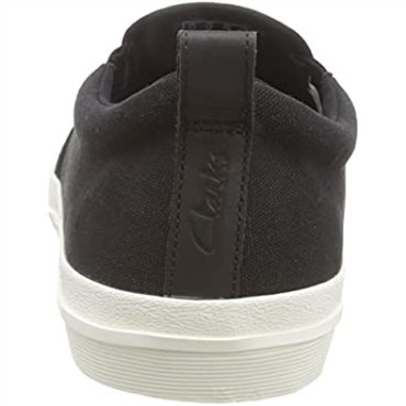 Clarks Roxby Step Mule De Lona Negra Para Hombre