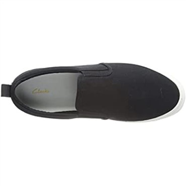 Clarks Roxby Step Mule De Lona Negra Para Hombre