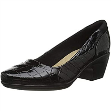 Clarks Black Croc - Zapato De Vestir Para Mujer Emily Alexa Uniform