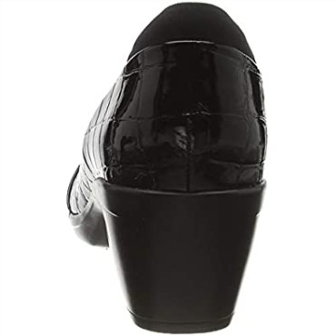 Clarks Black Croc - Zapato De Vestir Para Mujer Emily Alexa Uniform