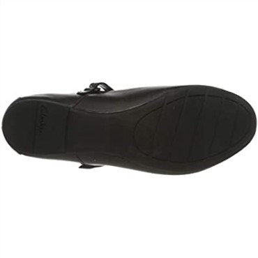 Bailarinas De Niña Clarks Black Scala Sunrise Y