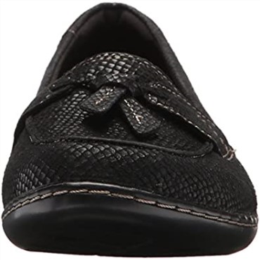 Mocasines Clarks Black Interest Ashland Bubble Para Mujer