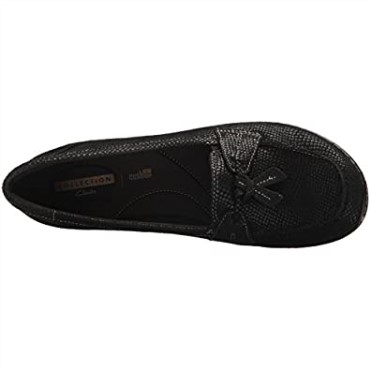 Mocasines Clarks Black Interest Ashland Bubble Para Mujer