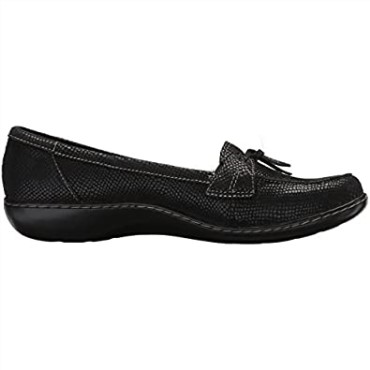 Mocasines Clarks Black Interest Ashland Bubble Para Mujer
