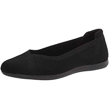 Bailarinas De Mujer Clarks Black Knit Carly Wish