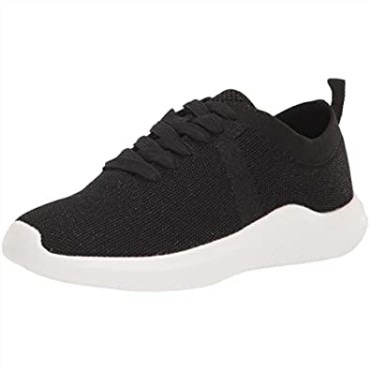Zapatillas Clarks Nova Glint De Punto Negro Para Mujer