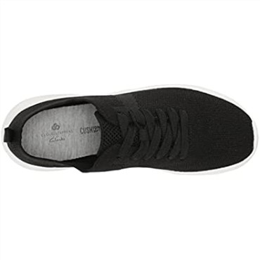 Zapatillas Clarks Nova Glint De Punto Negro Para Mujer