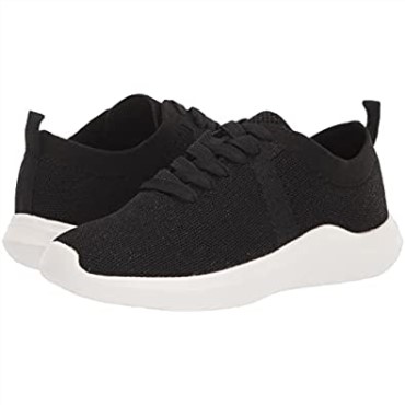 Zapatillas Clarks Nova Glint De Punto Negro Para Mujer