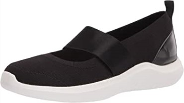 Zapatillas Clarks Nova Sol De Mujer De Punto Negro