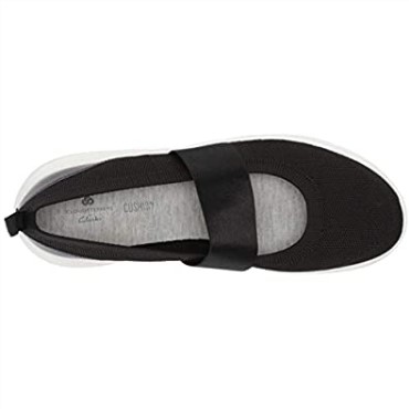 Zapatillas Clarks Nova Sol De Mujer De Punto Negro