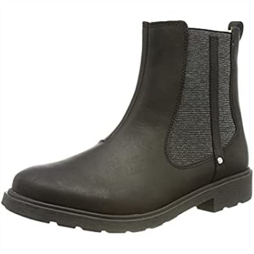 Botines Chelsea De Niña Clarks Astrol Ork En Piel Negra