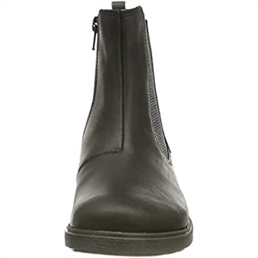 Botines Chelsea De Niña Clarks Astrol Ork En Piel Negra