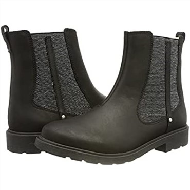 Botines Chelsea De Niña Clarks Astrol Ork En Piel Negra