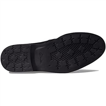Mocasines Clarks De Cuero Negro Para Hombre Malwood Easy