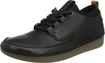 Zapatillas Clarks De Cuero Negro Para Hombre Nature Iv