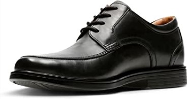 Clarks Cuero Negro Hombre Un Aldric Park Oxford