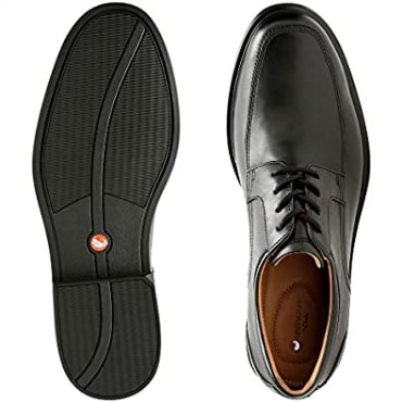 Clarks Cuero Negro Hombre Un Aldric Park Oxford