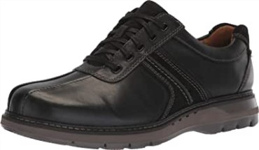 Zapatillas Clarks Un Ramble Go De Cuero Negro Para Hombre