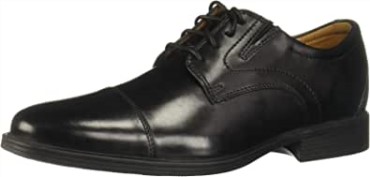 Gorra Whiddon De Cuero Negro Para Hombre Clarks Oxford