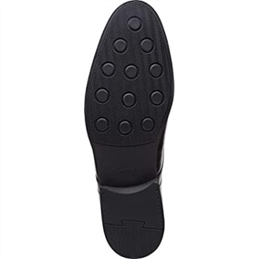Clarks Cuero Negro Hombres Whiddon Pace Oxford