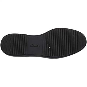 Mocasines De Mujer Clarks Raisie Arlie De Piel Negra Textil Combi