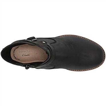Botines Clarks Camzdime De Mujer En Piel Negra
