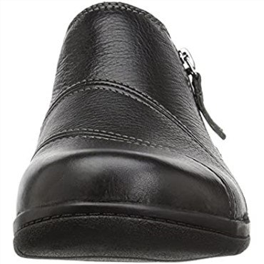 Mocasines De Mujer Clarks Cheyn Clay De Piel Negra